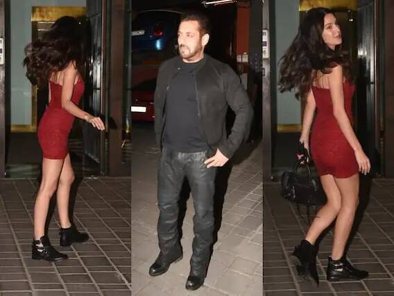 Isabelle Kaif At Salman Khan Film Antim Trailer Launch: સુપરસ્ટાર સલમાન ખાને (Salman Khan) સોમવારે મોડી રાત્રે પોતાની ફિલ્મ 'અંતિમ' (Antim)નુ મુંબઇના થિયેટરમાં ટ્રેલર લૉન્ચ કર્યુ. આ દરમિયાન અભિનેત્રી કેટરીના કૈફની (Katrina Kaif)નાની બહેન ઇઝાબેલ કૈફે આ મહેફિલમાં ચાર ચાંદ લગાવી દીધા.