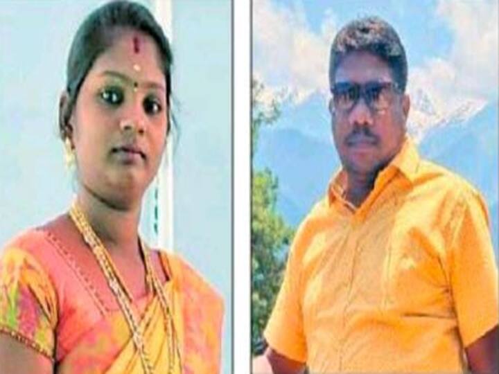 Policeman arrested in Chennai youndlady suicide case கணவரை கண்டிக்கச் சொன்ன மனைவி... வாக்குவாதத்தில் தற்கொலை செய்த பெண்... மாட்டிய போலீஸ்காரர்!