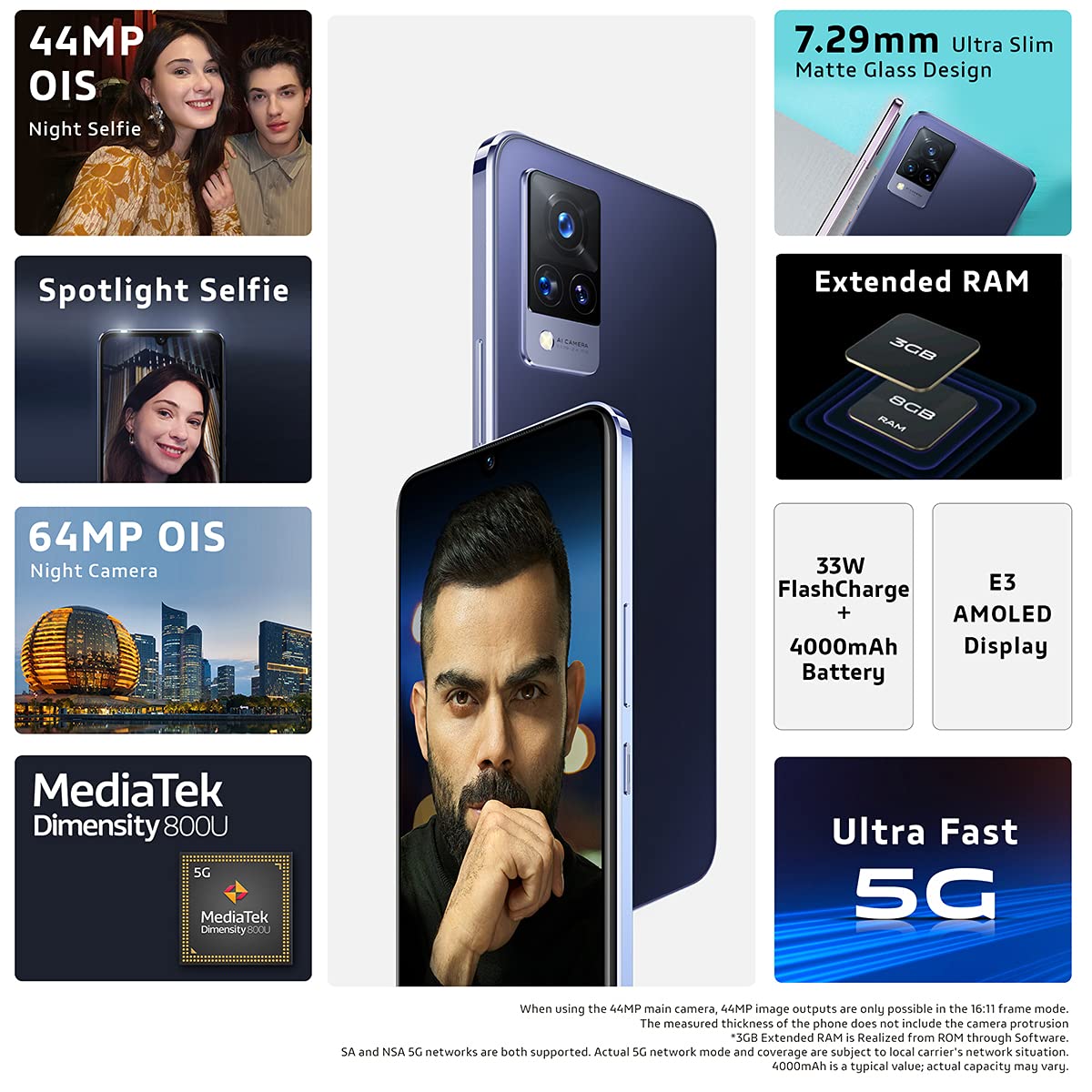 Amazon Festival Sale: If you want to get 64MP camera phone, then you are getting a discount of up to 20 thousand on Vivo V21 5G in Amazon Sale
