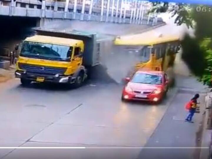 Many People Injured in Collision between a BEST bus and a dumper truck in Dadar area of Mumbai Mumbai Road Accident: बस और डम्पर के बीच भीषण टक्कर, कई लोग बुरी तरह से जख्मी