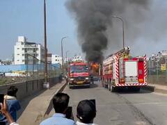 Burning PMPML Bus : पिंपरी चिंचवडमध्ये द बर्निंग बसचा थरार: आग आटोक्यात!