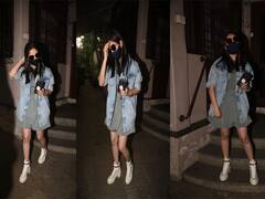 स्टाइलिश शॉर्ट ड्रेस पर डेनिम जैकेट पहने नजर आई इस हसीना के खूब हो रहे हैं चर्चे, क्या आपने पहचाना कौन हैं ये मोहतरमा?