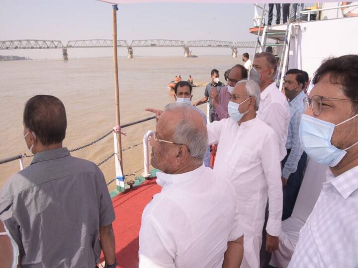 CM नीतीश ने छठ के पहले गंगा घाटों का किया निरीक्षण, कहा- व्रतियों की सुविधा का रखें ख्याल