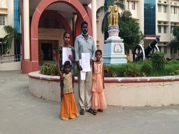 Cuddalore: A daughter-in-law and her husband have lodged a complaint with the police against their father-in-law for allegedly assaulting them கடலூர்: சாதியை சொல்லி தாக்கியதாக மாமனார் மீது மருமகள் கணவனுடன் போலீசில் புகார்