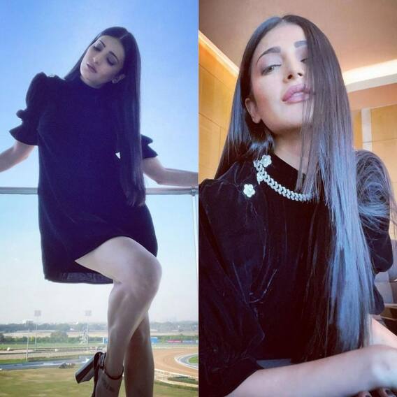 Shruti Haasan Photos: బ్లాక్ కలర్ డ్రెస్ లో శృతి హాట్ పోజులు.. ఓ లుక్కేయాల్సిందే.. Shruti Haasan Photos: బ్లాక్ కలర్ డ్రెస్ లో శృతి హాట్ పోజులు.. ఓ లుక్కేయాల్సిందే..
