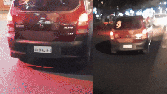 Rajkot : યાજ્ઞિક રોડ પર કારમાંથી ફટાકડા ફોડતો વીડિયો વાયરલ