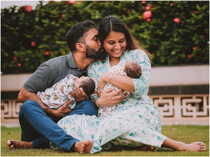Cricketer Dinesh Karthik Blessed with Two Baby boys shares on Instagram Dinesh Karthik Update: దినేష్ కార్తీక్‌కు కవలలు.. క్రికెటర్ నాటీ రిప్లై.. ఏం పేర్లు పెట్టాడంటే?
