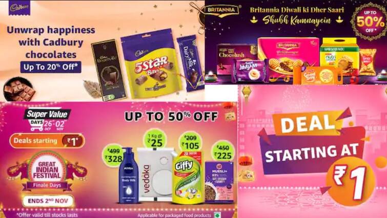 Buy Cheap Gift Hampers for Diwali, Chocolate at Amazon Sale, Up to 50% Off on Biscuit Gift Packs Amazon Festival Sale: ਦੀਵਾਲੀ ਲਈ ਸਸਤੇ 'ਚ ਖਰੀਦੋ ਗਿਫਟ ਹੈਂਪਰ, ਐਮਾਜ਼ਾਨ ਸੇਲ 'ਚ ਚਾਕਲੇਟ, ਬਿਸਕੁਟ ਦੇ ਗਿਫਟ ਪੈਕ 'ਤੇ 50% ਤੱਕ ਆਫ 