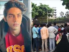 PICS: Fans Gather Outside SRK's Mannat After His Son Aryan Khan Gets Bail In Drugs Case