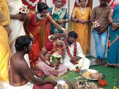 திருநங்கையை காதலித்த இளைஞர்... மங்கள வாத்தியம் முழங்க ஊர் மக்கள் முன்னிலையில் திருமணம்!