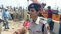 Ghazipur Border से बैरिकेड हटाने पर DCP East प्रियंका कश्यप क्या बोलीं सुनिए...