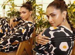 Deepika Padukone Bold Print Love: बोल्ड प्रिंट के आउटफिट में बेहद ग्लैमरस लगी Deepika Padukone, लुक्स ने किया फैंस को पागल