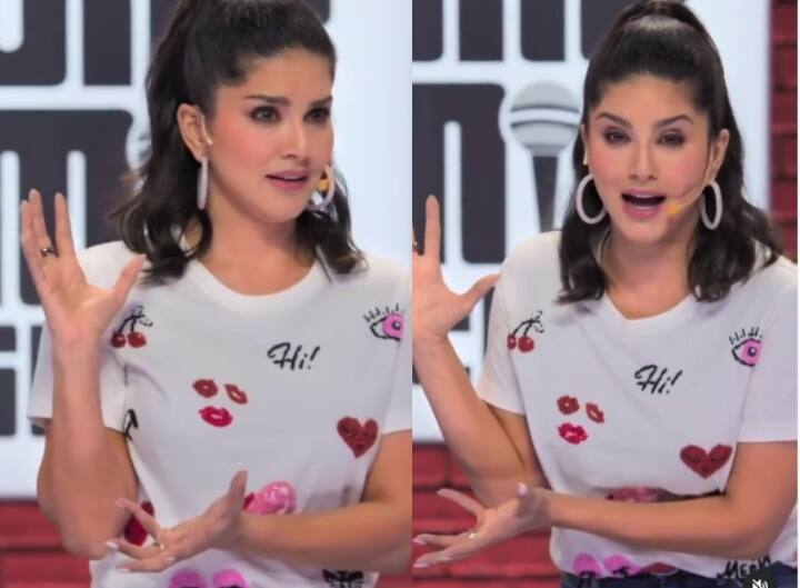 Sunny Leone Funny Video: अपनी Baby Fan को देखकर उड़े Sunny Leone के होश, कहा- 'इसे कैप्टन अमेरिका दिखाओ, नॉटी अमेरिका नहीं'