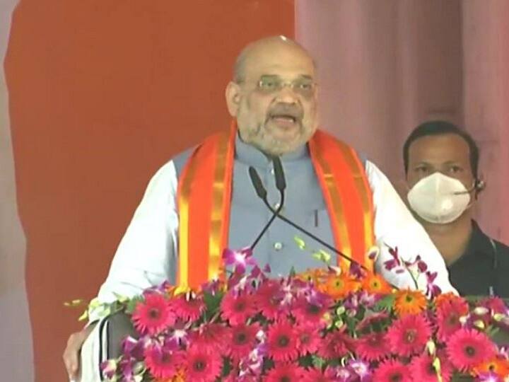 UP Election 2022: Amit Shah launches BJP membership drive in Lucknow UP Election 2022: अमित शाह ने लखनऊ में बीजेपी के सदस्यता अभियान की शुरुआत की, बोले- यूपी में एक बार फिर 300 पार का संकल्प