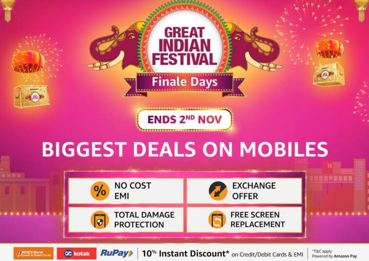 Amazon Festival Sale: Diwali blockbuster deal  buy smartphone with 108 mp camera check offer Amazon Festival Sale: દિવાળી પર બ્લોકબસ્ટર ડીલ, 20 હજારથી ઓછી કિંમતે ખરીદો 108 MP કેમેરાવાળો ફોન