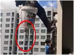 Shocking News: थाईलैंड में महिला के रस्सी काटने के कारण 26वीं मंजिल पर लटके पेंटर्स, देखें वीडियो