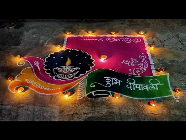 लेटेस्ट Diwali Rangoli Designs 2023 देखिये सारे Designs Vasubaras रंगोली