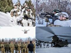 Indo US Maneuvers: ALASKA की बर्फीली चोटियों पर खत्म हुआ भारत-अमेरिका का युद्धाभ्यास, देखें तस्वीरें