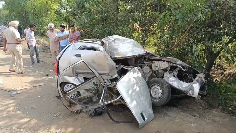 Terrible road accident on Sangrur-Patiala road, 2 killed 1 seriously Wounded ਸੰਗਰੂਰ-ਪਟਿਆਲਾ ਰੋਡ 'ਤੇ ਭਿਆਨਕ ਸੜਕ ਹਾਦਸਾ, 2 ਦੀ ਮੌਤ 1 ਗੰਭੀਰ