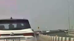 Aryan & Shah Rukh Khan enroute Mannat; Live visuals from Bandra Worli Sea Link