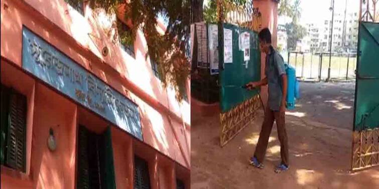 Hooghly Baidyabati How to obey the tcovid rules? Awareness message is being displayed on the school wall Hooghly: কীভাবে মানতে হবে করোনাবিধি? স্কুলের দেওয়ালে ফুটিয়ে তোলা হচ্ছে সচেতনতার বার্তা