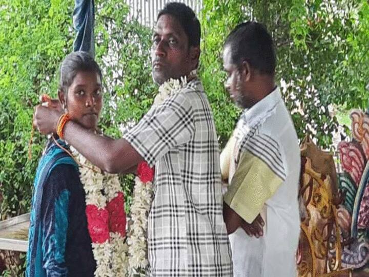 40 years old married in hospital to fulfill his mother's dream in villupuram மருத்துவமனையில் திடீர் திருமணம்: தாய் ஆசையை நிறைவேற்றிய மகன் - விழுப்புரத்தில் நெகிழ்ச்சி!