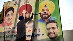 ਕਿਸਾਨਾਂ ਨੇ ਮੁੱਖ ਮੰਤਰੀ ਚੰਨੀ, ਨਵਜੋਤ ਸਿੱਧੂ 'ਤੇ ਹੋਰ ਕਾਂਗਰਸੀ ਲੀਡਰਾਂ ਦੇ ਪੋਸਟਰਾਂ 'ਤੇ ਪੋਤੀ ਕਾਲਖ