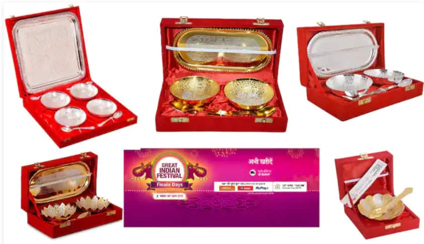 amazon festival sale on dhanteras items amazon offer on diwali gifts diwali Amazon Festival Sale : दिवाळी गिफ्ट द्यायचंय? अ‍ॅमेझॉनवर मिळवा 'या' बजेट फ्रेंडली वस्तू