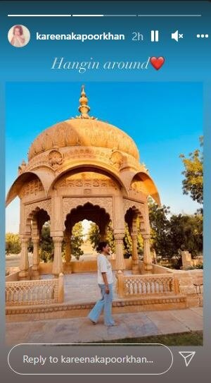 With The Love Of My Life': Kareena Kapoor Drops Pic Of Taimur Ali Khan From Jaisalmer Vacation