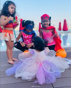 Halloween Party: परी बनकर पार्टी में पहुंचीं विराट-अनुष्का की बेटी वामिका तस्वीरें, 'Cowboy' के लुक में तैमूर भी नहीं लग रहे थे किसी से कम