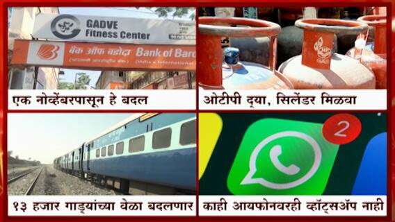 Changes from 1 November 2021 : एक नोव्हेंबरपासून तुमच्या आमच्या आयुष्यात हे बदल होणार ABP Majha