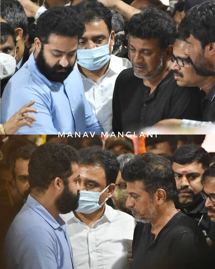 पुनीत राजकुमार के अंतिम दर्शन करने के लिए टॉलीवुड के तमाम बड़े सितारें पहुंचे और हर किसी की आंखों में आंसू दिखाई दिए. पुनीत राजकुमार के अंतिम दर्शन की ये गमजदा तस्वीरें सोशल मीडिया पर काफी वायरल हो रही हैं.