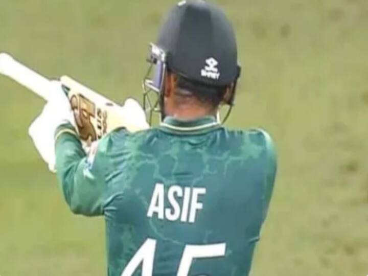 t20 world cup afghanistans envoy to sri lanka flays pakistan cricketer asif ali for disgraceful celebration Asif Ali Gunshot Celebration: अफगानिस्तान के राजदूत को आसिफ अली के जश्न मनाने के तरीके पर आपत्ति, किया ये ट्वीट