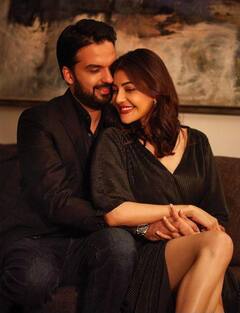 காஜல் அகர்வால், கெளதம் கிச்லு.. திருமண நாள் கொண்டாட்டம்