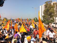 ਅਕਾਲੀ ਦਲ ਦਾ ਖਰੜ 'ਚ ਰੋਡ ਸ਼ੋਅ, ਮੋਟਰਸਾਈਕਲਾਂ 'ਤੇ ਸਵਾਰ ਹੋ ਪਹੁੰਚੇ ਵਰਕਰ