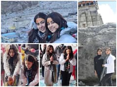 BFFs Sara Ali Khan & Janhvi Kapoor Visit Kedarnath Temple, Seek Blessings Together- See Photos