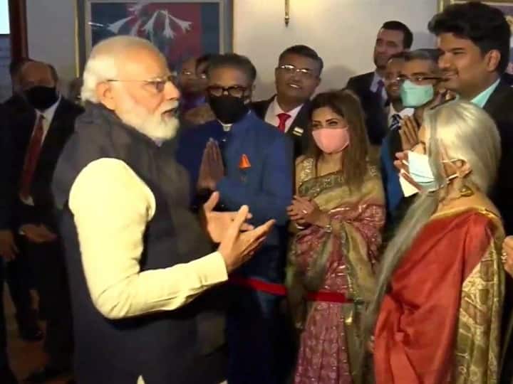 PM Modi Glasgow Visit: ब्रिटेन की धरती से दुनिया को पर्यावरण 'मंत्र' देने से पहले भारतीयों से मिले पीएम मोदी