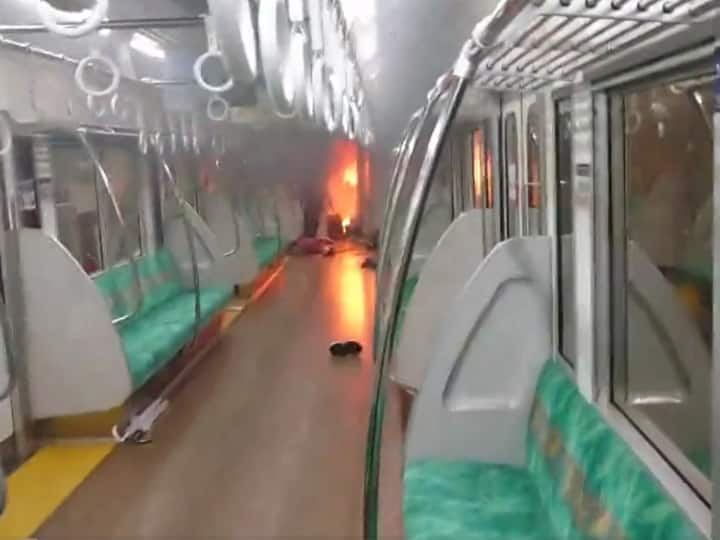 Tokyo Man Man Dressed As 'Joker' Attacks 17 People In Underground Train, Sets Fire Inside. Man Dressed As 'Joker' Attacks 17 People In Tokyo's Underground Train, Sets Fire Inside. Arrested