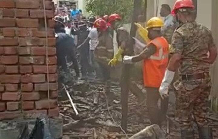 Maharashtra | A house has collapsed near Vetal Pada, Desai village in Thane's Shilphata. One body found Thane : દેસાઇ ગામમાં ઘરમાં થયો બ્લાસ્ટ, એક યુવતીનું થયું મોત