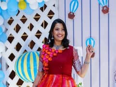 Geetha Madhuri Photos: పూల లాంగ్ ఫ్రాక్‌లో దివాళీకి ముందే ముస్తాబైన గీతా మాధురి