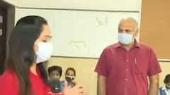 Delhi में खुले सभी स्कूल, तैयारियों का जायजा लेने पहुंचे डिप्टी सीएम Manish Sisodia