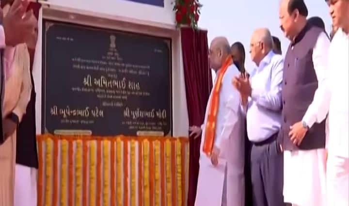 Union Home Minister Amit Shah inaugurates Gota Flyover to Science City Box in Ahmedabad અમદાવાદના નાગરિકોને સરકારે આપી દિવાળી ભેટ, વધુ એક ફ્લાય ઓવર મુકાયો ખુલ્લો