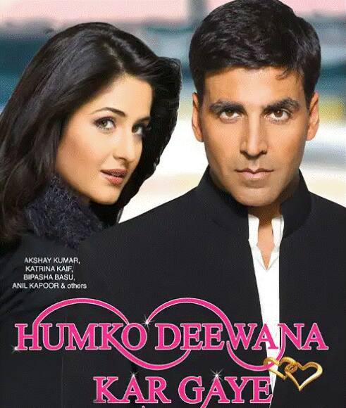 अक्षय कुमार और कैटरीना कैफ स्टारर फिल्म हमको दीवाना कर गए साल 2006 में रिलीज हुई थी. ये पहला मौका था जब अक्षय और कैटरीना एक साथ नजर आए थे.फिल्म में कई हिट गाने देखने को मिले थे.