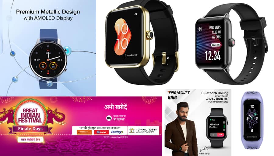 Amazon Festival Sale: Checkout 5 Best Smartwatches Under Rs 5,000 That You Can Buy This Diwali Amazon Festival Sale: Checkout 5 Best Smartwatches Under Rs 5,000 That You Can Buy This Diwali Amazon Festival Sale: Checkout 5 Best Smartwatches Under Rs 5,000 That You Can Buy This Diwali