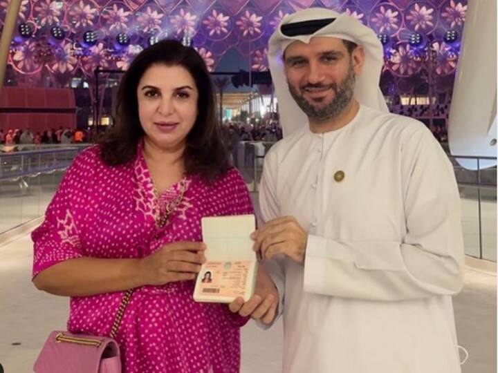 Farah Khan Gets UAE Golden Visa Farah Khan Gets UAE Golden Visa