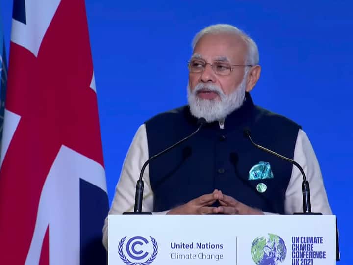 COP26 Summit: ग्लोबल वार्मिंग को पीएम मोदी ने पूरी दुनिया के लिए बताया खतरा, कहा - भारत में पंचामृत प्लान पर हो रहा है काम