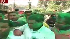 WB Bypoll Result: প্রতি রাউন্ডে ব্যবধান বাড়াচ্ছে তৃণমূল, শান্তিপুরে উড়ল সবুজ আবির | Bangla News