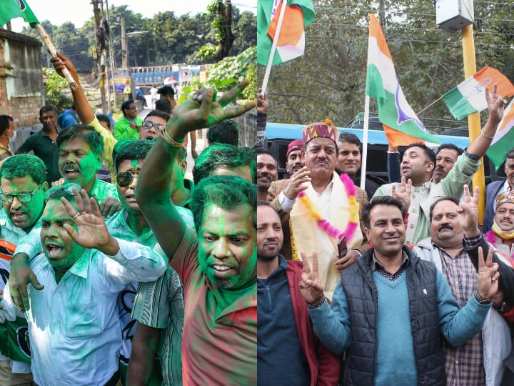 Assembly and Lok Sabha Bypoll results know statewise results who win and who lost By-poll Results: उपचुनाव के नतीजों ने चौंकाया, हिमाचल में BJP को शिकस्त, बंगाल में TMC का परचम, जानें हर सीट का सूरत-ए-हाल