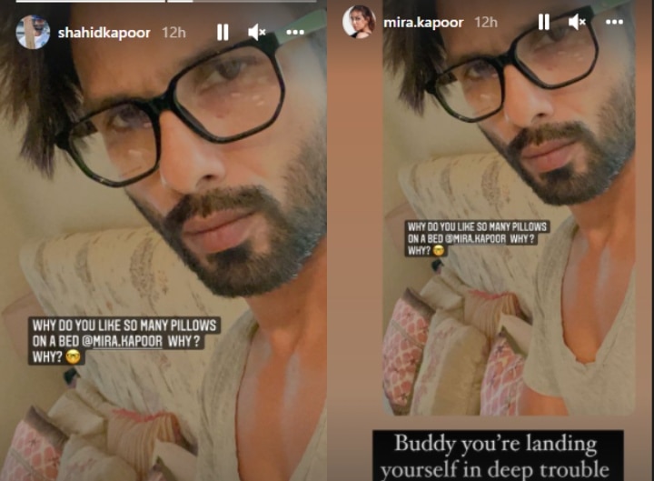 Shahid Kapoor Pillow Fight: सोशल मीडिया पर Mira Rajput के साथ Pillow Fight पड़ी भारी, पत्नी के आगे मुसीबत में फंसे Shahid Kapoor