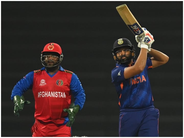 ICC T20 WC 2021: India given target of 211 runs against Afghanistan in Match 33 at Sheikh Zayed Stadium IND vs AFG, 1 Innings Highlight: ભારતે અફઘાનિસ્તાનને 211 રનનો ટાર્ગેટ આપ્યો, ટૂર્નામેન્ટમાં પ્રથમ વખત 200થી વધુ રન બનાવ્યા
